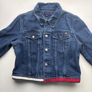 Tommy Hilfiger‎ Jeans Women's Large Denim Jacket Trucker Style